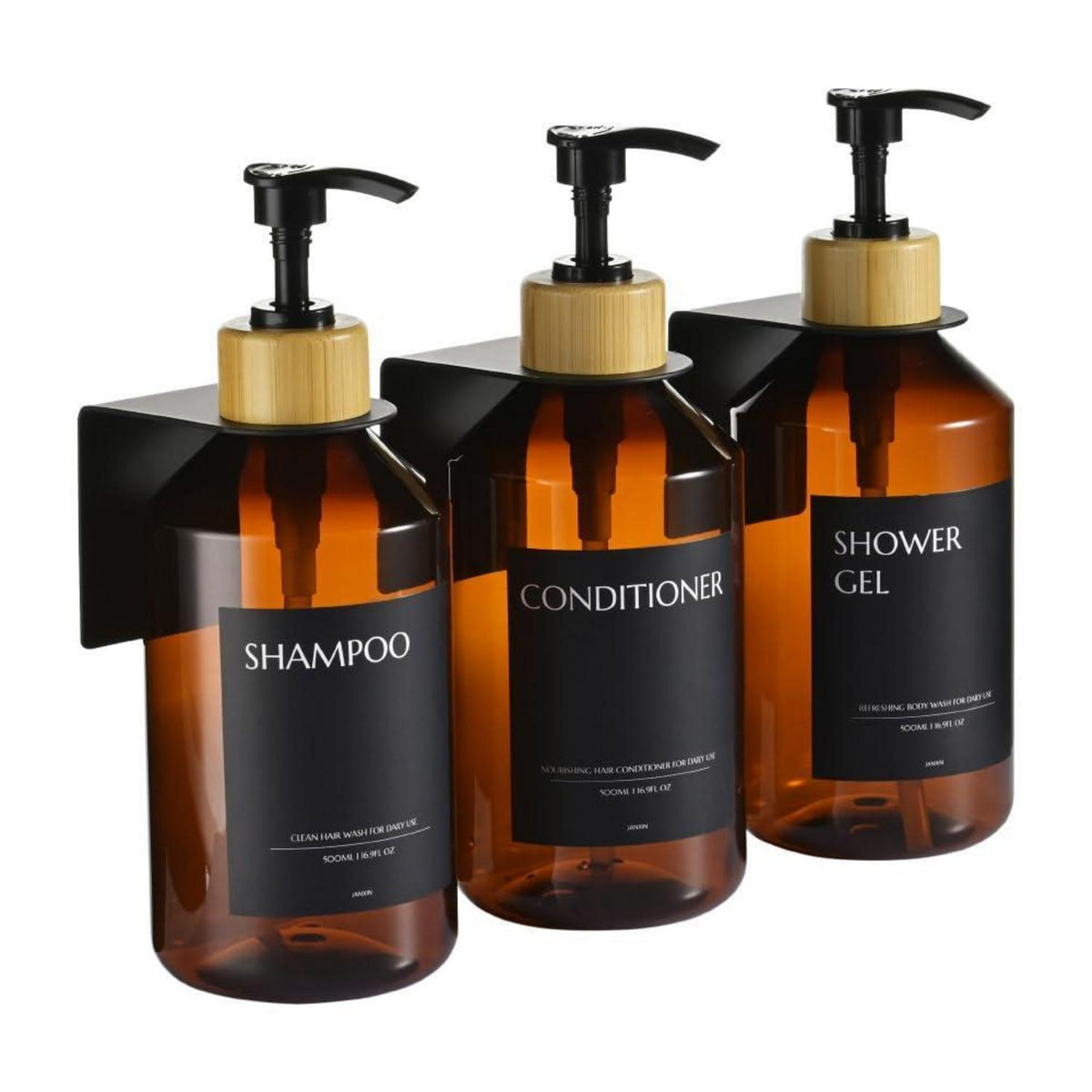 3x Seifenspender Wandmontage 500ml – Bohren Frei
