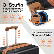 Joyway Hartschalen Koffer XL mit 4 Rollen TSA Schloss ABS