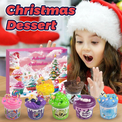 DIY Schleim Adventskalender 2026 für Kinder Fluffy Crystal