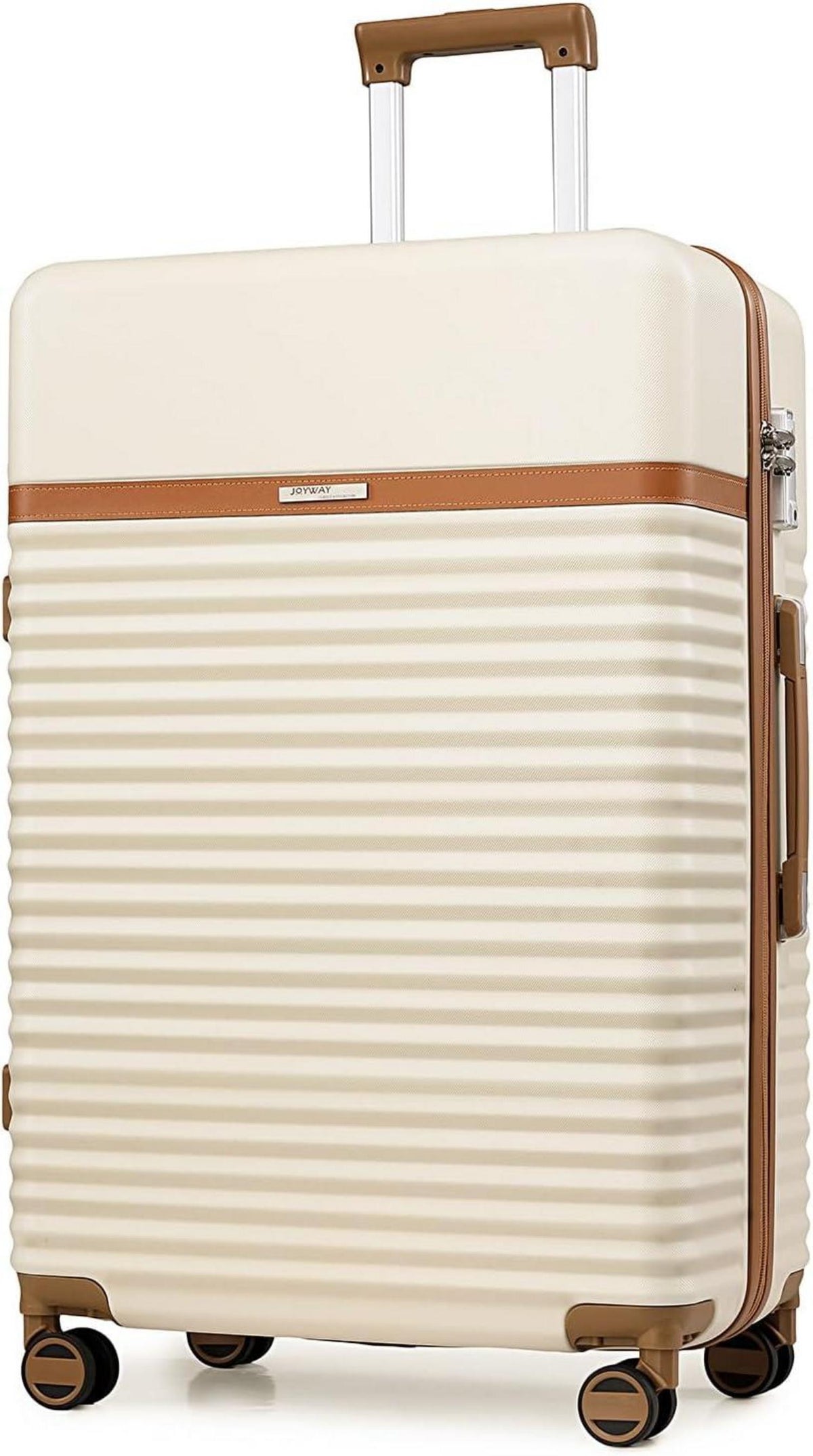 Joyway Hartschalenkoffer XL 48x30x76cm 100L Weiß TSA-Schloss