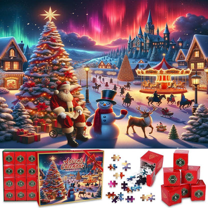 Adventskalender 2026 Kinder Weihnachtspuzzle Spielzeug