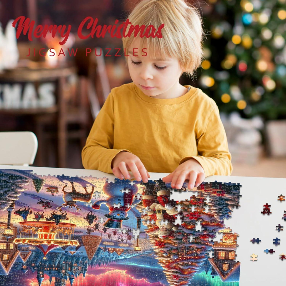 Sumsoltic Adventskalender 2024 Mädchen Puzzle Weihnachten Kinder Teenager