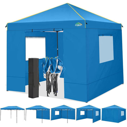 3x3m Pavillon wasserdicht, winterfest mit Seitenteilen