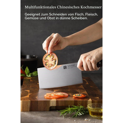 17,5 cm Hackmesser aus Edelstahl – Scharfes Kochmesser für Fleisch & Gemüse