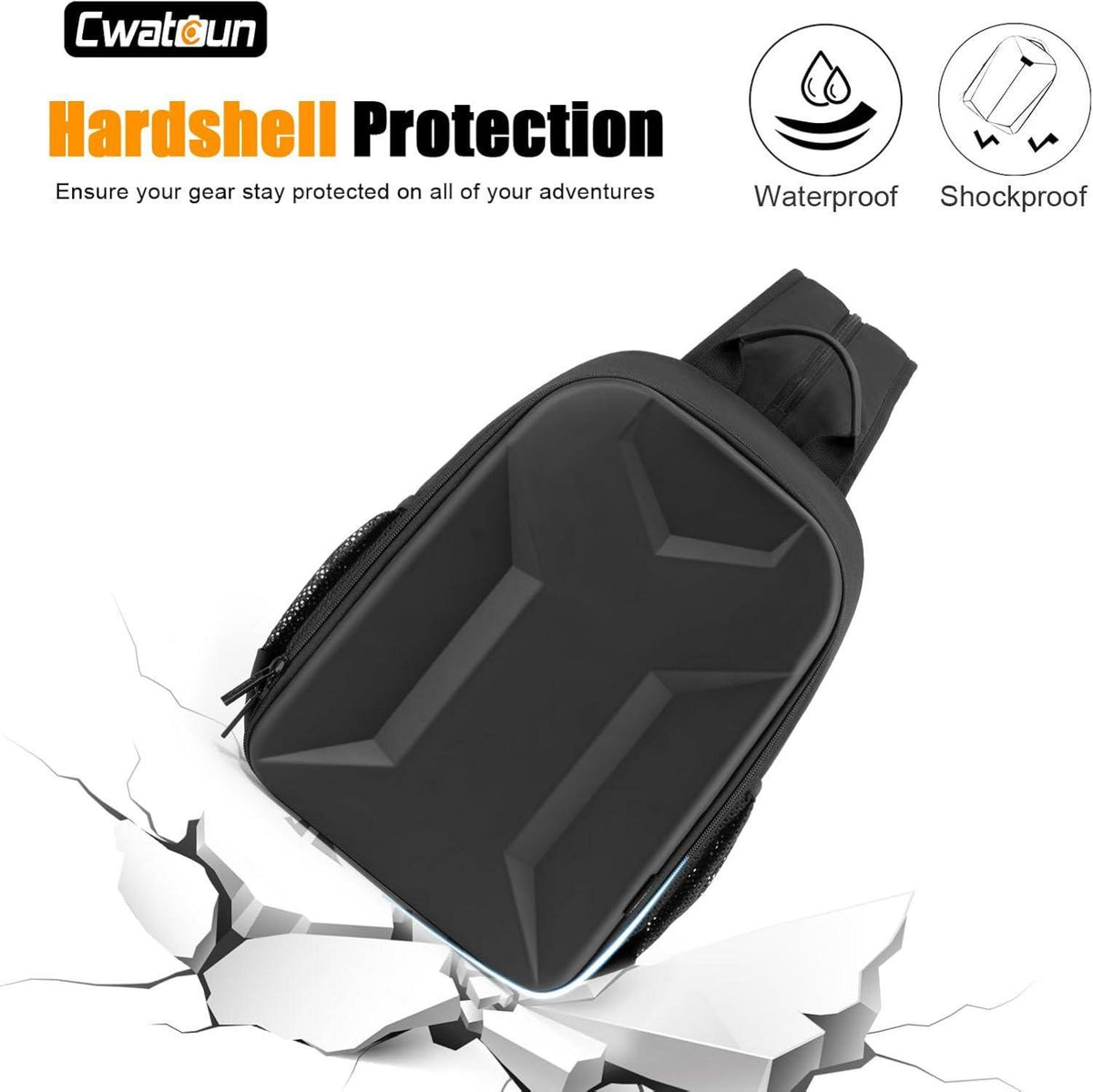 Professioneller Kamerarucksack Wasserbeständig für spiegellose DSLR/SLR-Kamera