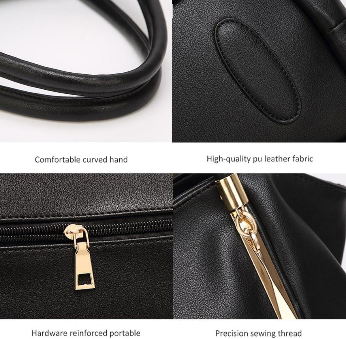 Damen Handtasche PU Leder Shopper Groß Umhängetasche Wasserdicht