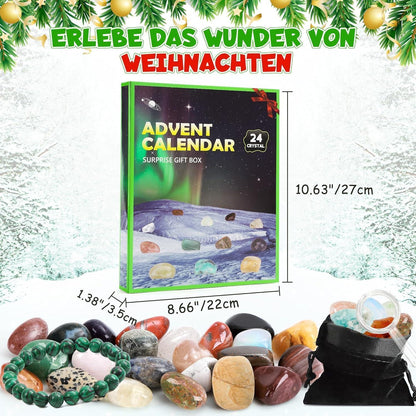 Adventskalender 2026 Edelsteine 24 Tage Mädchen Jungen