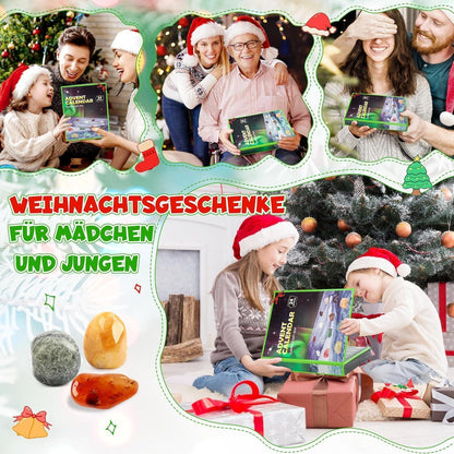 Adventskalender 2026 Edelsteine 24 Tage Mädchen Jungen