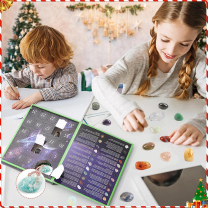 Adventskalender 2026 Edelsteine 24 Tage Mädchen Jungen