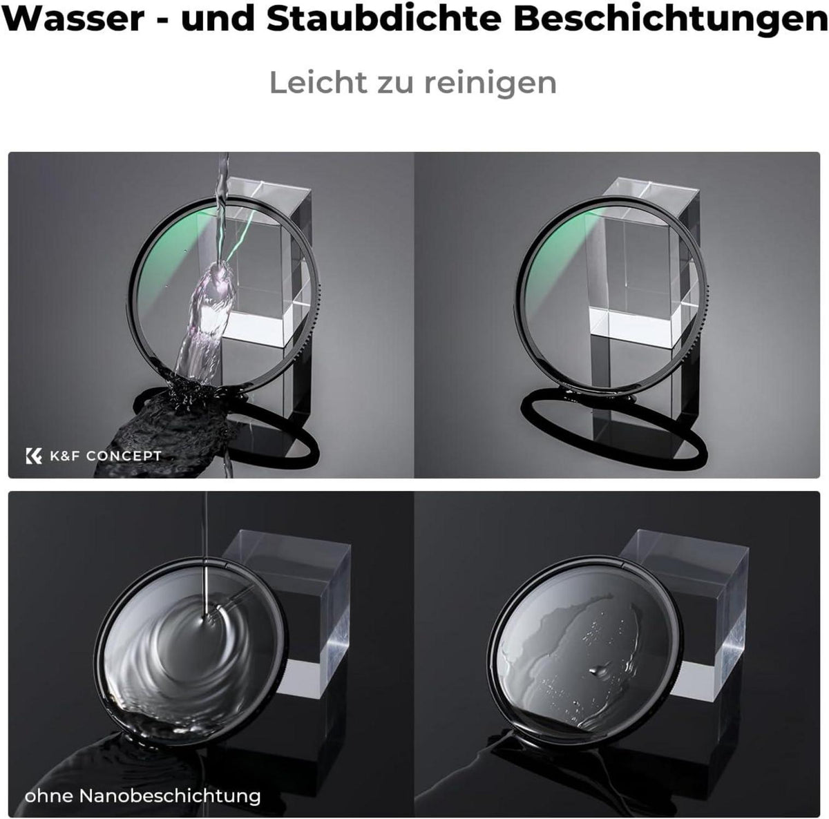 67mm K&F Concept Nano X-Serie Filtersets Polfilter UV Filter