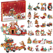Weihnachts-Adventskalender für Kinder 2024 Bausteine 24-Tage