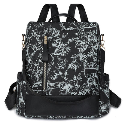 Wasserdichter Damen Rucksack – Anti-Diebstahl Schulrucksack Schwarz