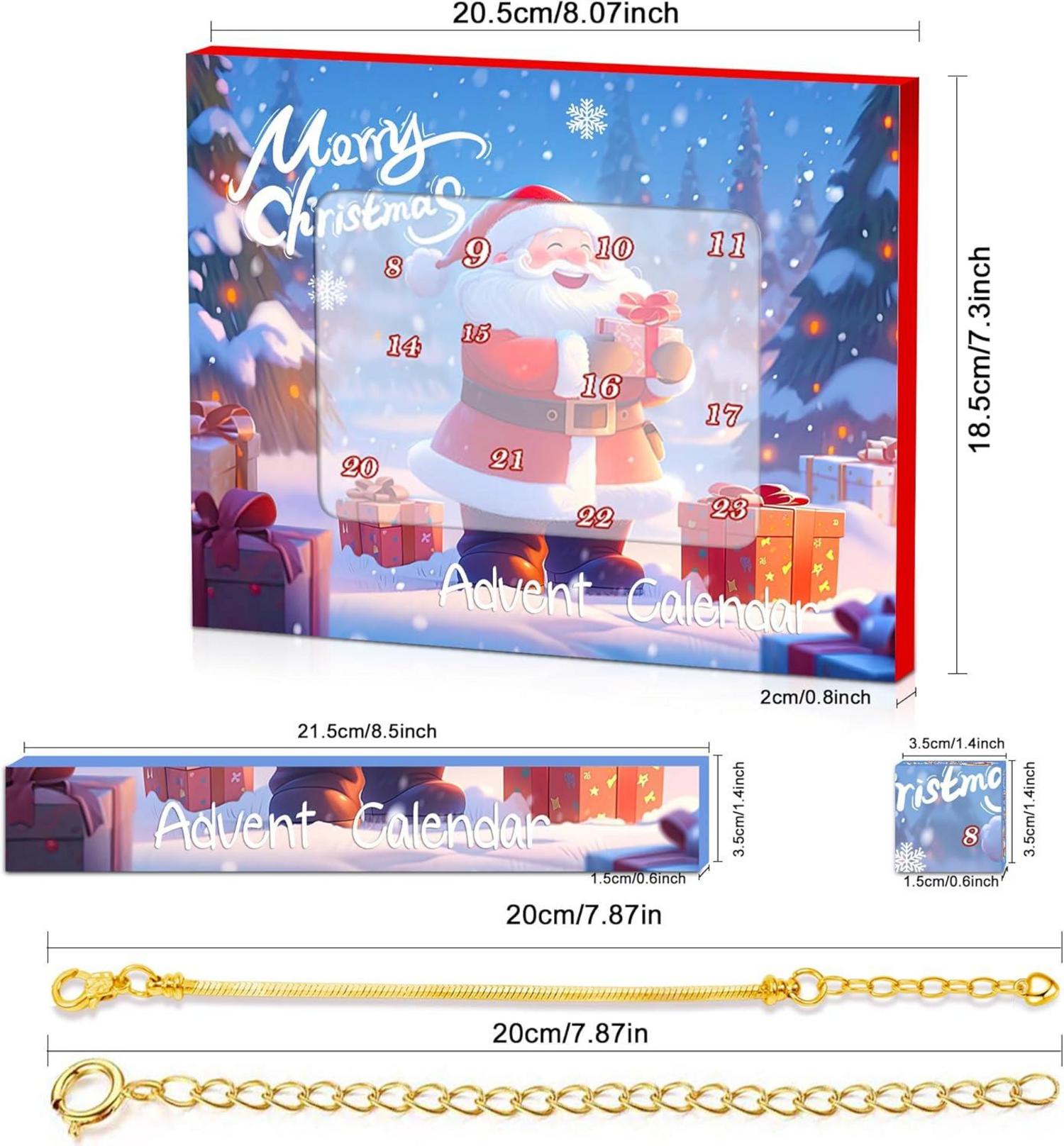 DIY Weihnachts-Adventskalender mit Überraschungsarmband