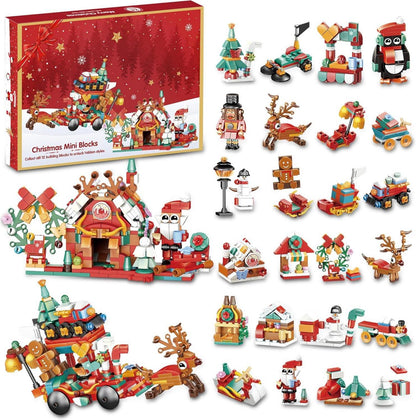 Weihnachts-Adventskalender Bausteine 24-Tage-Überraschungen