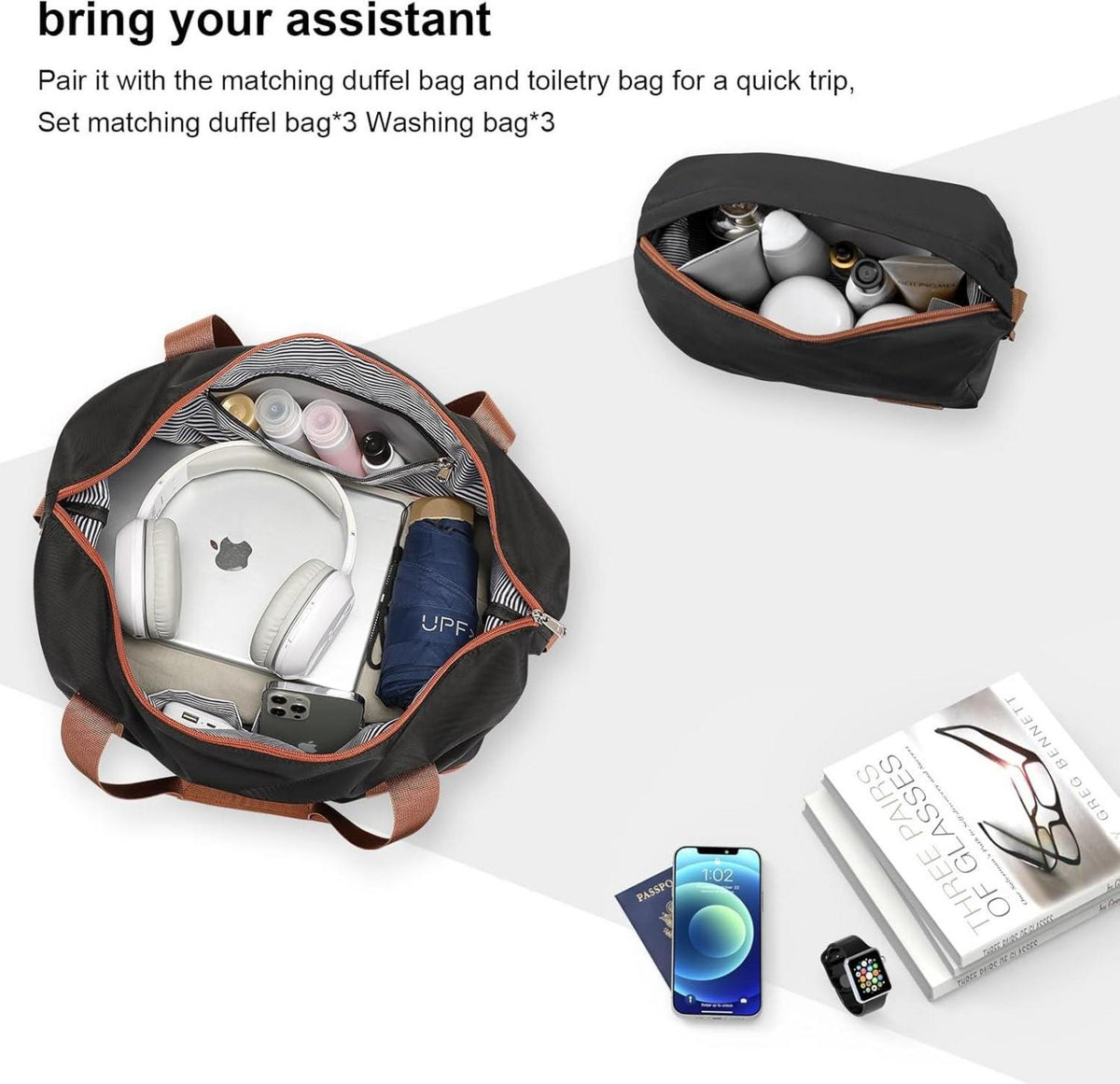 Joyway Koffer Set ABS Hartschale 4 Rollen TSA-Schloss Handgepäck