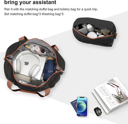 Joyway Koffer Set ABS Hartschale 4 Rollen TSA-Schloss Handgepäck