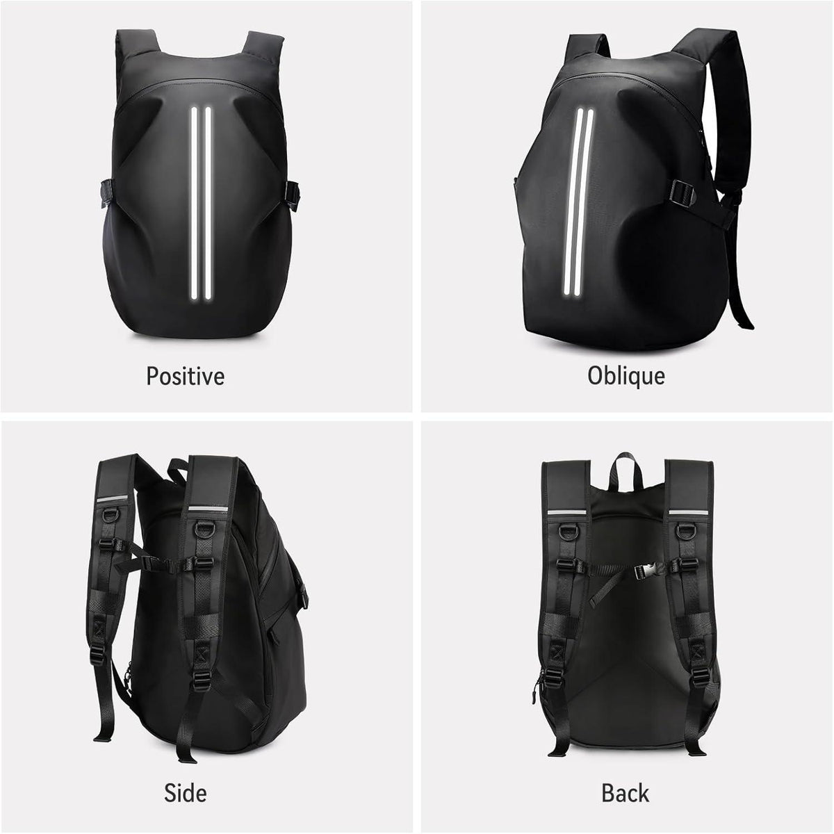 Motorradrucksack Herren wasserdichter Helmrucksack Laptoptasche