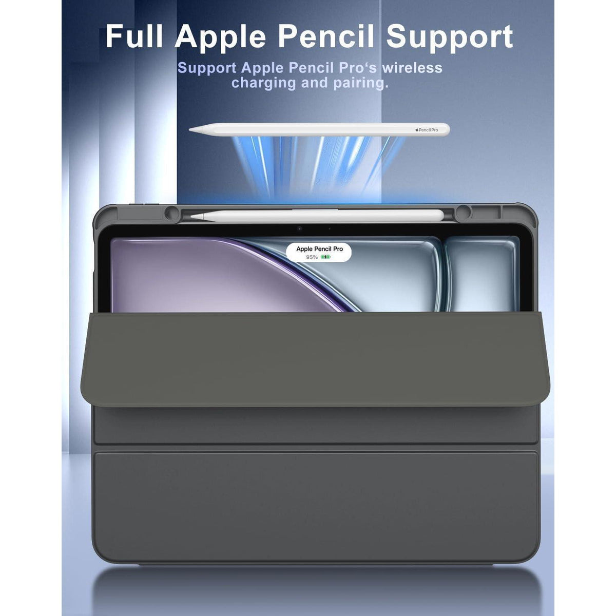 iPad Air 13 Hülle mit Stifthalter & Auto Schlaf/Aufwach