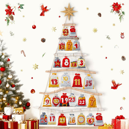 Adventskalender zum Befüllen Kinder DIY 24 Weihnachtskalender Mix