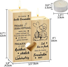 Herz Kerzenständer Geschenk Beste Freundin Geburtstag