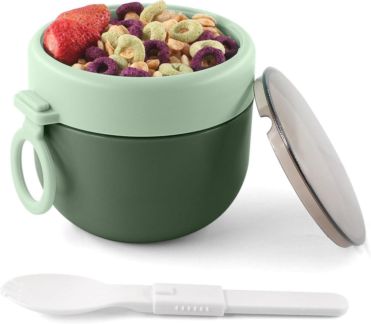 Müslibecher to go Kinder Lunchbox Joghurt Snackbox 650ml