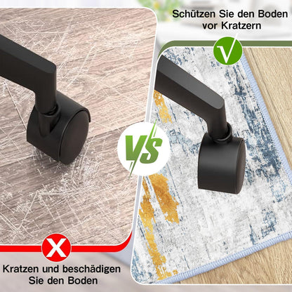 Bodenschutzmatte 90x150cm Gaming Stuhlmatten Kratzfest