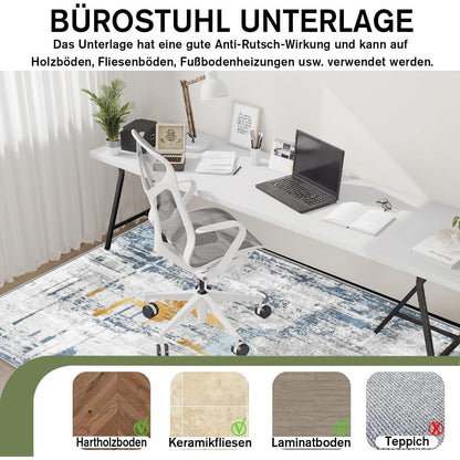 Bodenschutzmatte 90x150cm Gaming Stuhlmatten Kratzfest