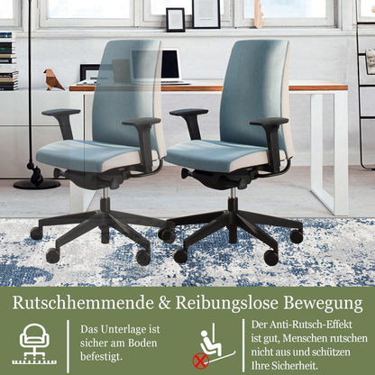 WTHYGB Bürostuhlunterlage Bodenschutzmatte Hartboden