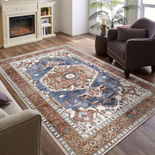 Teppich Oriental Boho Vintage Ziegelrot 140x200cm