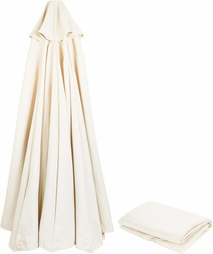 Sonnenschirm Ersatzbezug UV-Schutz 80 wasserfest 270cm Beige