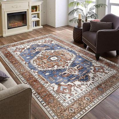 Vintage Teppich Große 160x230 cm Weiche Anti-Rutsch Teppich