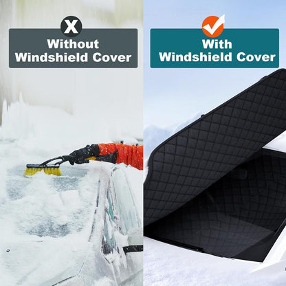Windschutzscheibenabdeckung Winter Auto mit Spiegelabdeckung