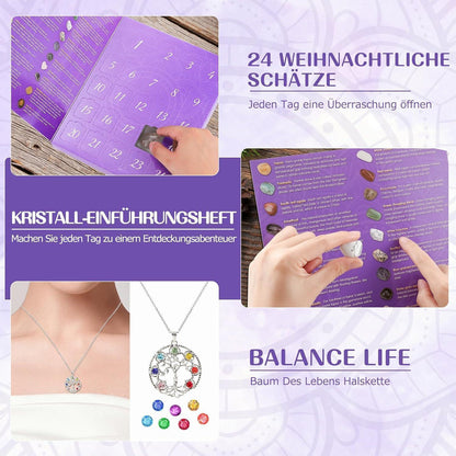 Adventskalender 2026 mit hochwertigen Kristallen