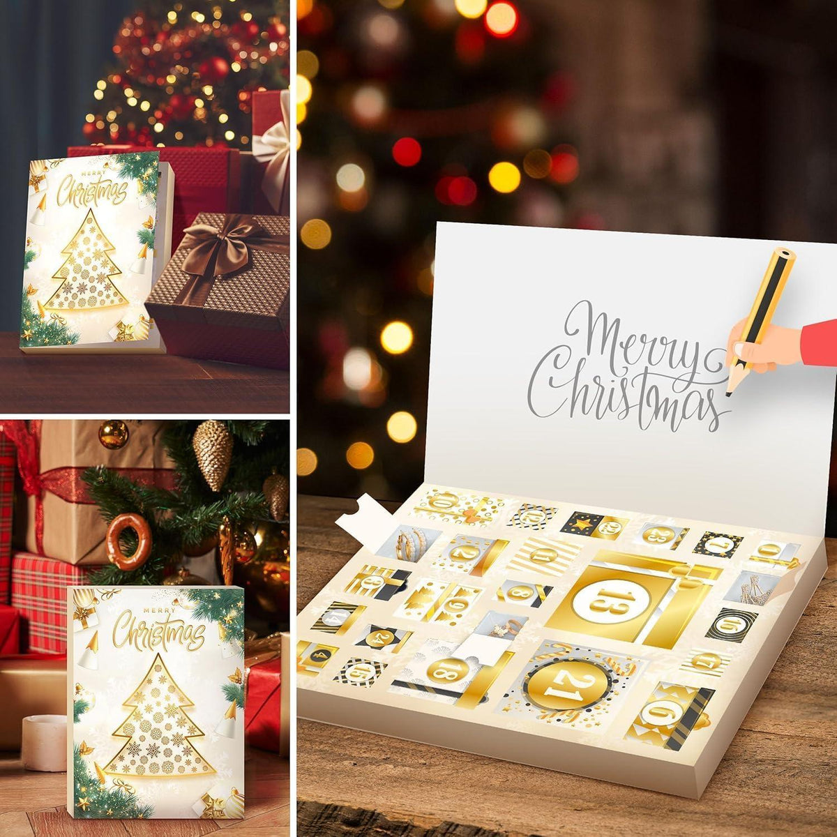 Adventskalender Mädchen Schmuck 2024 DIY-Set Weihnachtsgeschenk Kinder Teenager