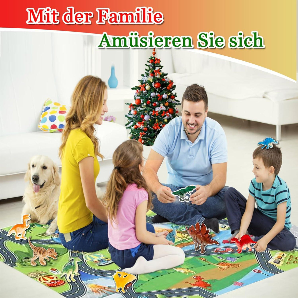 Brezoy Adventskalender Dinosaurier Spielzeug für Kinder 2024
