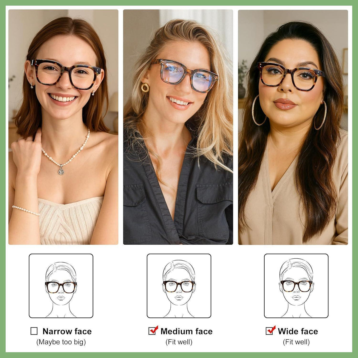 Blaulichtfilter Brille Damen Übergroß – Computer & Gaming Brille