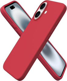 iPhone 16 Silikon Hülle 6,1 Zoll flüssiges Silikon stoßfest Kratzfest