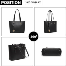 Miss Lulu Handtaschen Set Damen PU Leder Henkeltaschen