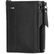 SENDEFN Herren Portemonnaie Leder RFID Vintage Bifold