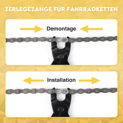 Kettennieter Set 2.0: Fahrradketten Reparatur Tool mit