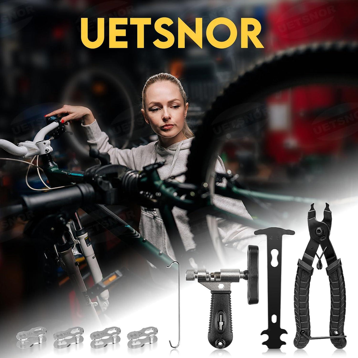 Fahrrad Kettennieter Reparatur Set 2.0 4 Paar Nieten Zange Werkzeug