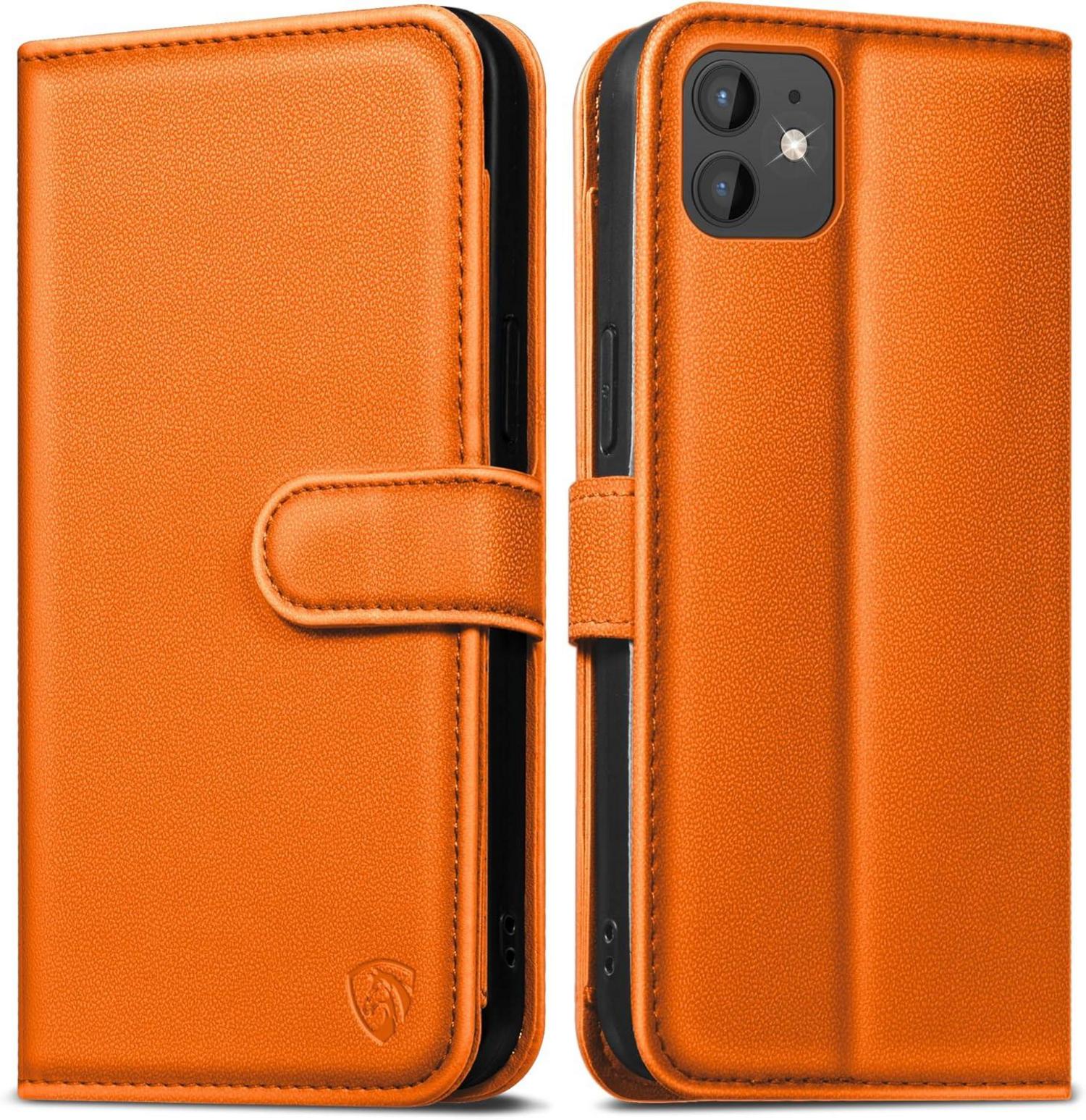 iPhone 12 Pro Handyhülle mit RFID Schutz Orange