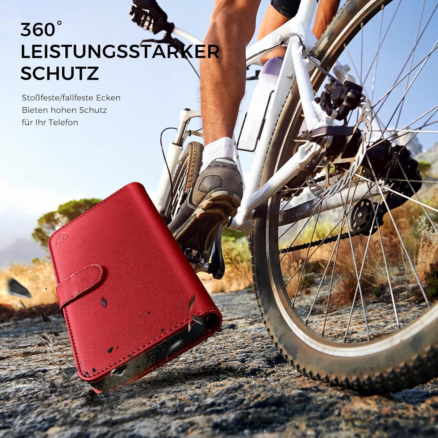 iPhone 12 Pro Handyhülle mit Panzer Schutz Glas, RFID Blocker