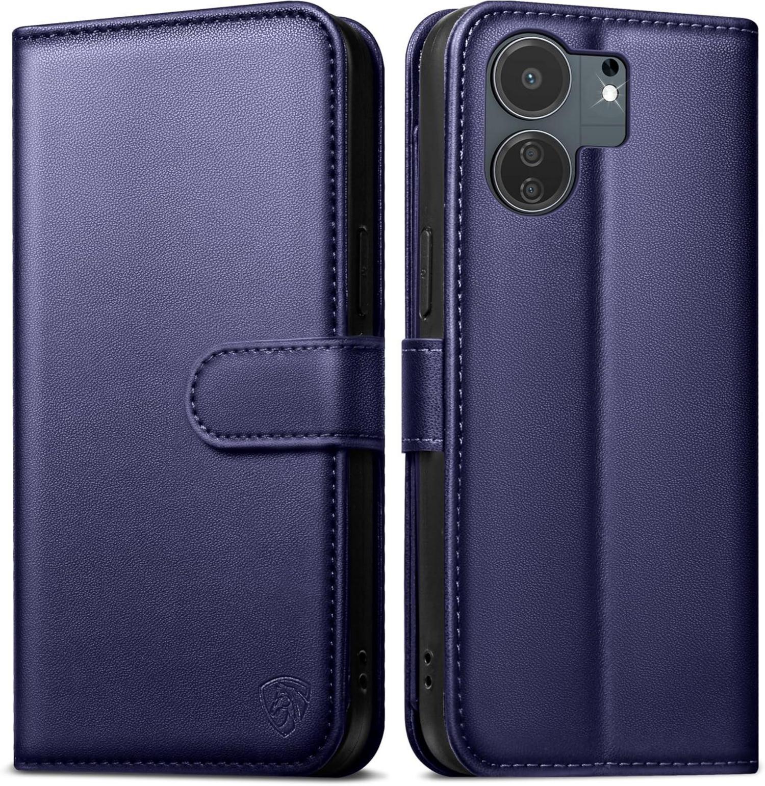 Handyhülle für Xiaomi Redmi 13C mit Panzer Schutz Glas
