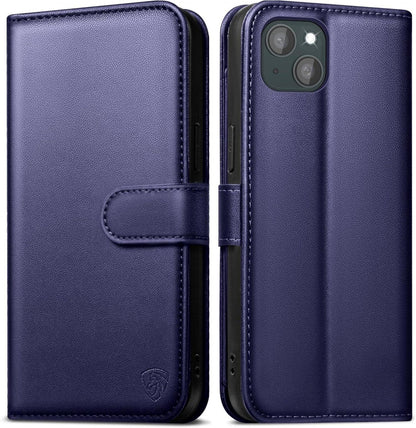 Handyhülle für iPhone 13 mit Panzer Schutz Glas Blau