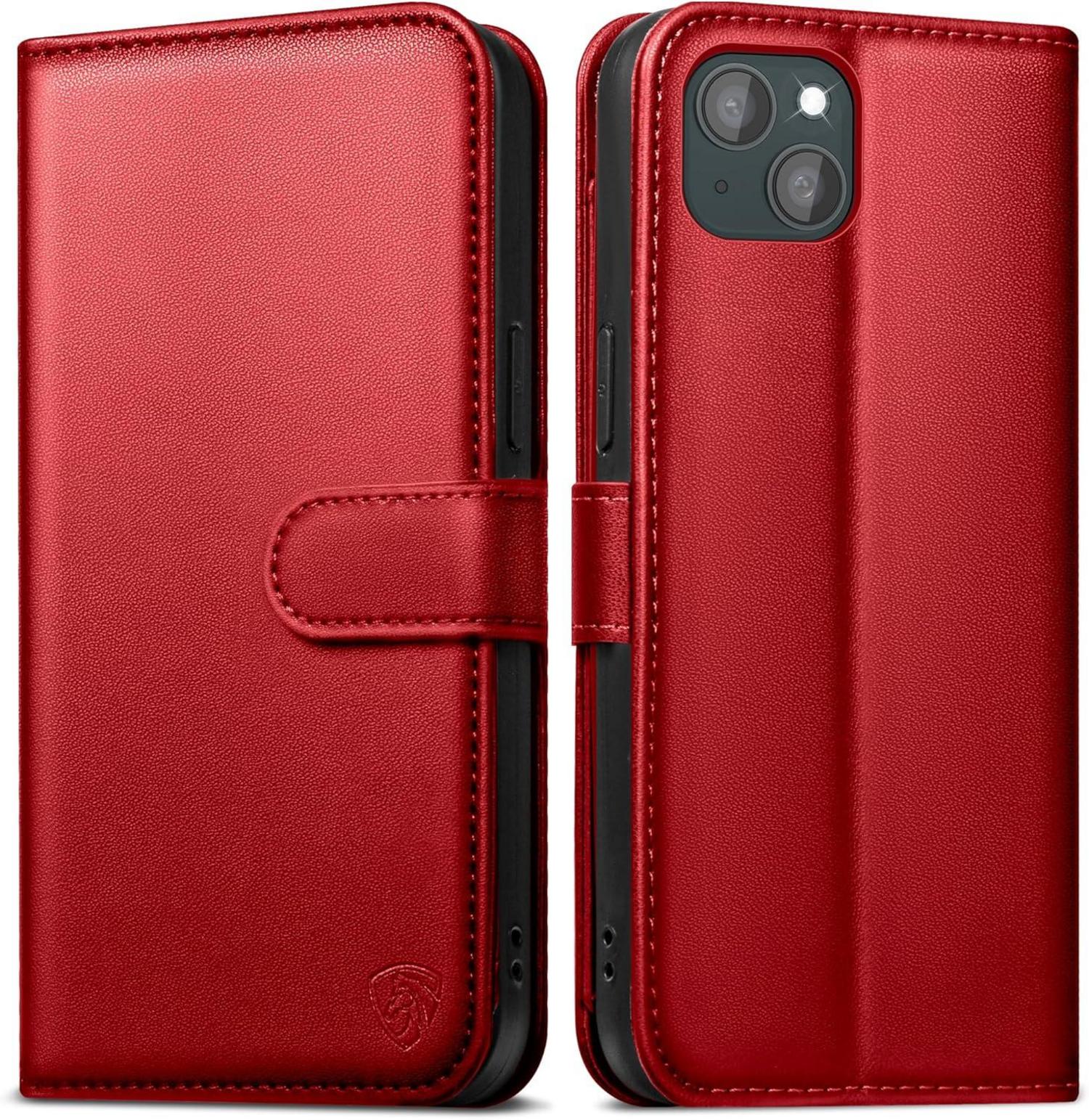 iPhone 13 Klapphülle mit Panzer Schutzglas und RFID Blocker