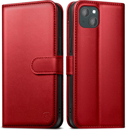 iPhone 13 Klapphülle mit Panzer Schutzglas und RFID Blocker