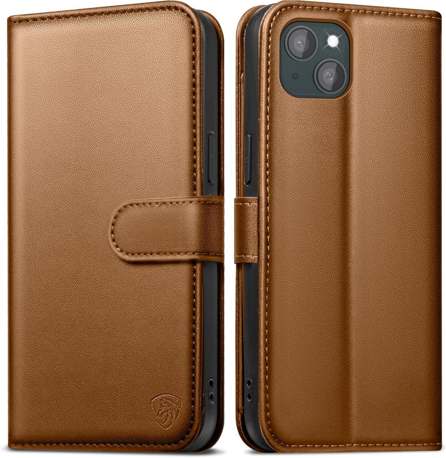 Handyhülle für iPhone 15 mit Panzer Schutz Glas und RFID Blocker