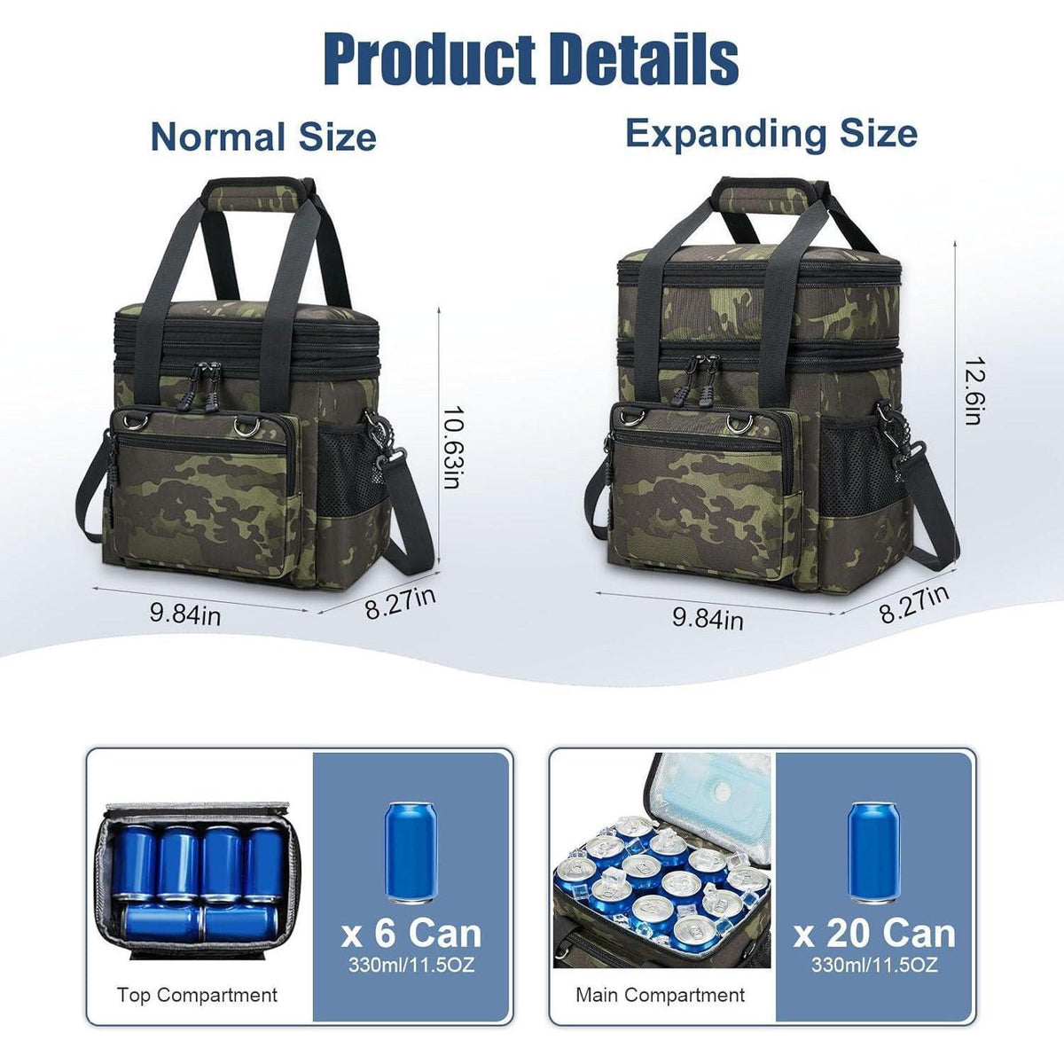 Taktische Lunchtasche 15L – Isolierbox für Arbeit & Outdoor
