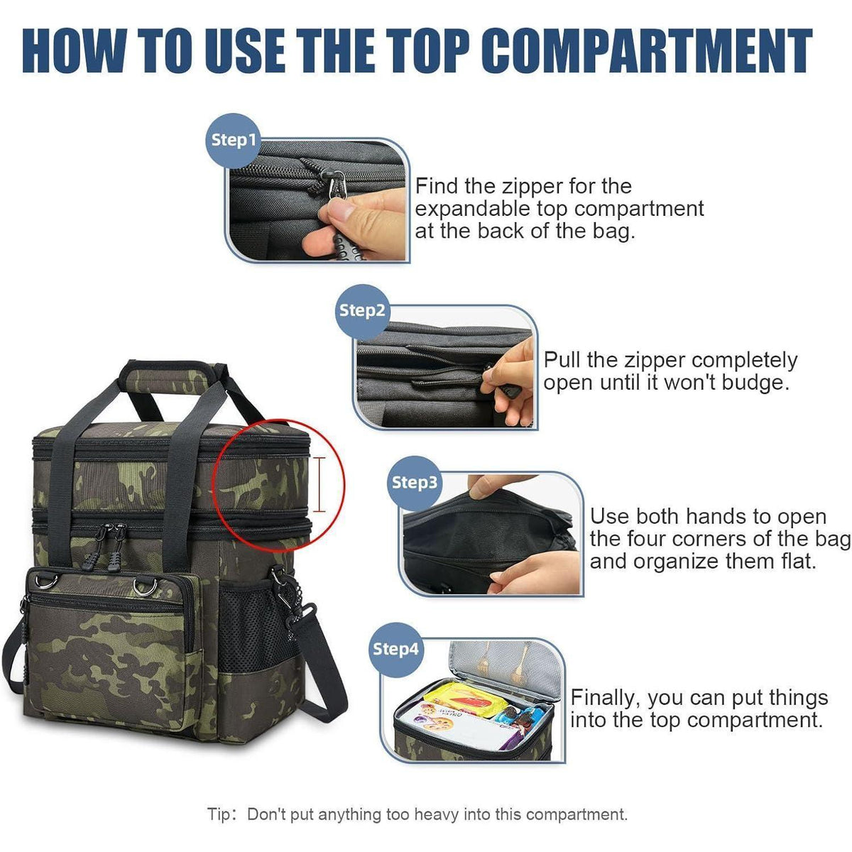 Taktische Lunchtasche 15L – Isolierbox für Arbeit & Outdoor